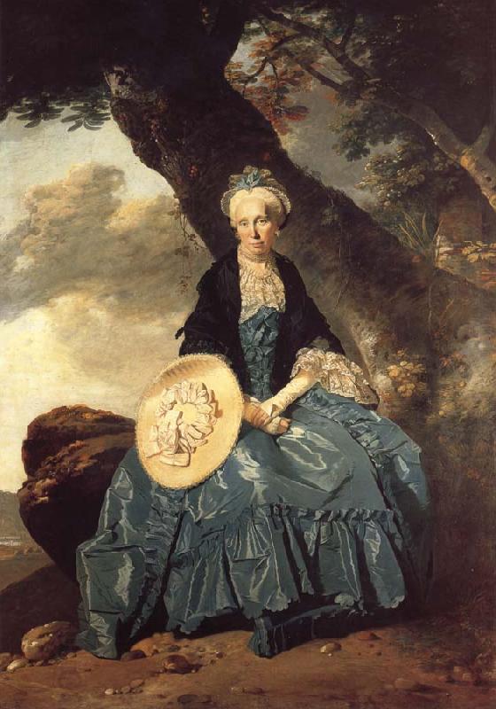 Johann Zoffany Mrs Oswald China oil painting art